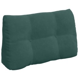 VidaXL Poduszka na plecy Ciemna zieleń 80 x 24 x 50 cm Aksamit