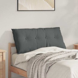 VidaXL Poduszka na plecy Ciemnoszary 100 x 19 x 50 cm tkanina