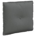 VidaXL Poduszka na plecy Ciemnoszary 50 x 19 x 45 cm tkanina