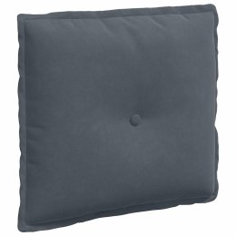 VidaXL Poduszka na plecy Ciemnoszary 50 x 45 cm Tkanina sztruksowa