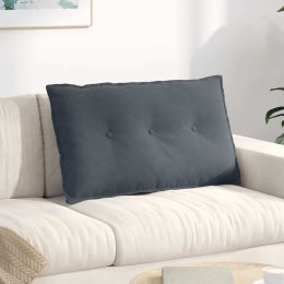 VidaXL Poduszka na plecy Ciemnoszary 80 x 50 cm Tkanina sztruksowa