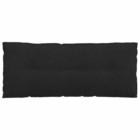 VidaXL Poduszka na plecy Czarny 120 x 19 x 50 cm tkanina