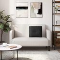 VidaXL Poduszka na plecy Czarny 50 x 19 x 45 cm tkanina