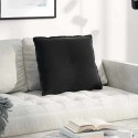 VidaXL Poduszka na plecy Czarny 60 x 50 cm Tkanina sztruksowa