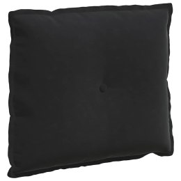 VidaXL Poduszka na plecy Czarny 60 x 50 cm Tkanina sztruksowa