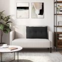 VidaXL Poduszka na plecy Czarny 80 x 19 x 50 cm tkanina