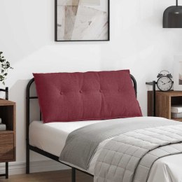VidaXL Poduszka na plecy Czerwone wino 100 x 19 x 50 cm tkanina