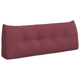 VidaXL Poduszka na plecy Czerwone wino 120 x 24 x 50 cm tkanina