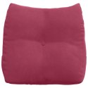 VidaXL Poduszka na plecy Czerwone wino 45 x 24 x 50 cm Aksamit