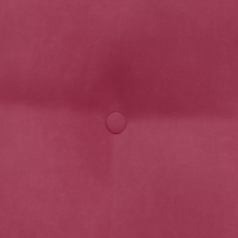 VidaXL Poduszka na plecy Czerwone wino 45 x 24 x 50 cm Aksamit