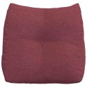 VidaXL Poduszka na plecy Czerwone wino 45 x 24 x 50 cm tkanina