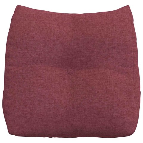 VidaXL Poduszka na plecy Czerwone wino 45 x 24 x 50 cm tkanina
