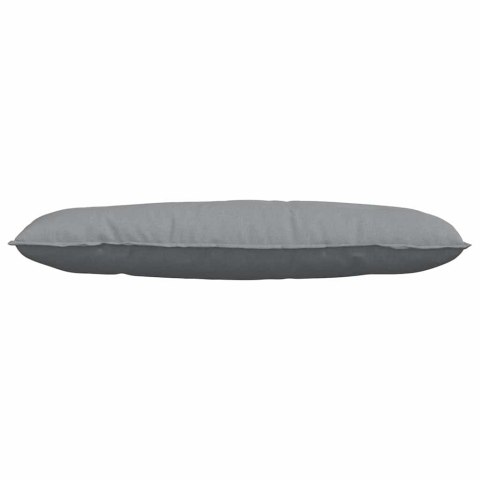 VidaXL Poduszka na plecy Jasnoszary 120 x 19 x 50 cm tkanina