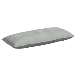 VidaXL Poduszka na plecy Jasnoszary 120 x 50 cm Tkanina sztruksowa