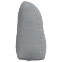 VidaXL Poduszka na plecy Jasnoszary 45 x 24 x 50 cm tkanina