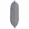 VidaXL Poduszka na plecy Jasnoszary 50 x 19 x 45 cm tkanina