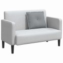 VidaXL Poduszka na plecy Jasnoszary 60 x 19 x 50 cm tkanina