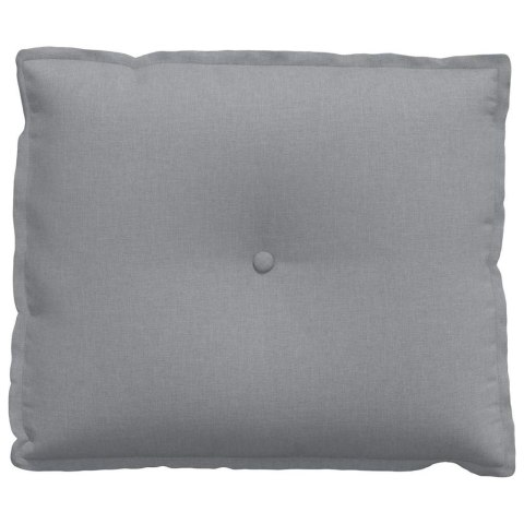 VidaXL Poduszka na plecy Jasnoszary 60 x 19 x 50 cm tkanina