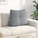 VidaXL Poduszka na plecy Jasnoszary 60 x 24 x 50 cm tkanina