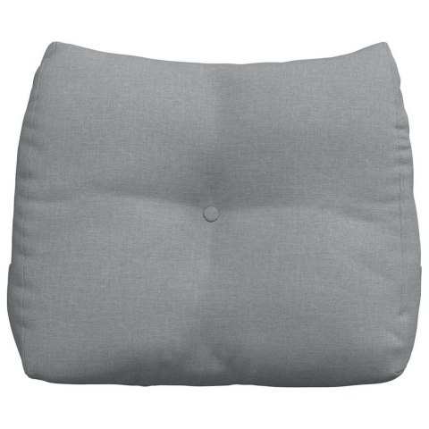 VidaXL Poduszka na plecy Jasnoszary 60 x 24 x 50 cm tkanina