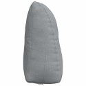 VidaXL Poduszka na plecy Jasnoszary 60 x 24 x 50 cm tkanina