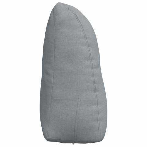 VidaXL Poduszka na plecy Jasnoszary 60 x 24 x 50 cm tkanina