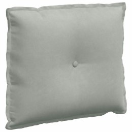 VidaXL Poduszka na plecy Jasnoszary 60 x 50 cm Tkanina sztruksowa