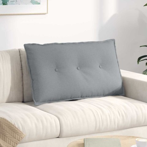 VidaXL Poduszka na plecy Jasnoszary 80 x 19 x 50 cm tkanina