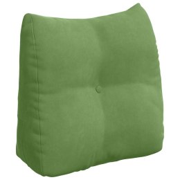 VidaXL Poduszka na plecy Jasnozielony 45 x 24 x 50 cm Aksamit