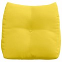VidaXL Poduszka na plecy Jasnożółty 45 x 24 x 50 cm tkanina