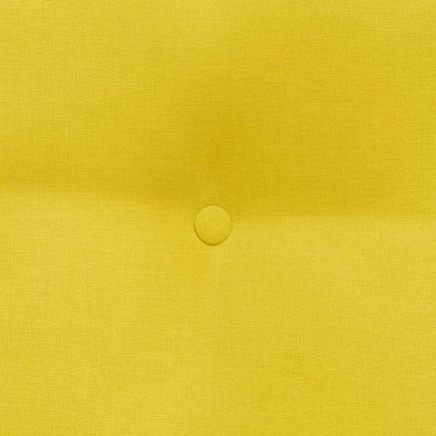 VidaXL Poduszka na plecy Jasnożółty 45 x 24 x 50 cm tkanina
