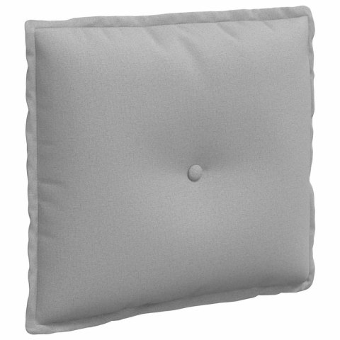 VidaXL Poduszka na plecy Szary chmur 50 x 19 x 45 cm tkanina