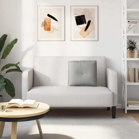 VidaXL Poduszka na plecy Szary chmur 50 x 19 x 45 cm tkanina