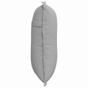 VidaXL Poduszka na plecy Szary chmur 50 x 19 x 45 cm tkanina