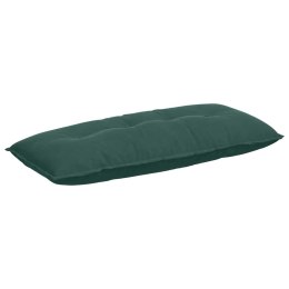 VidaXL Poduszka na plecy Ciemna zieleń 120 x 50 cm Tkanina sztruksowa