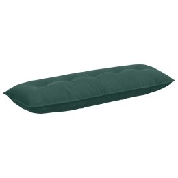 VidaXL Poduszka na plecy Ciemna zieleń 140 x 50 cm Tkanina sztruksowa