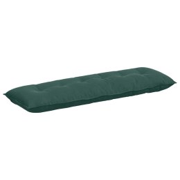 VidaXL Poduszka na plecy Ciemna zieleń 160 x 50 cm Tkanina sztruksowa