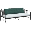 VidaXL Poduszka na plecy Ciemna zieleń 180 x 50 cm Tkanina sztruksowa