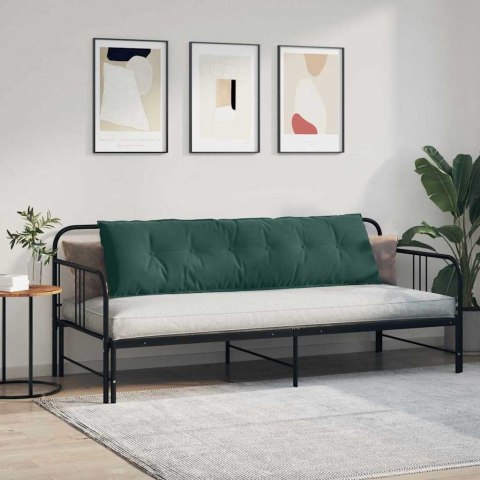 VidaXL Poduszka na plecy Ciemna zieleń 180 x 50 cm Tkanina sztruksowa