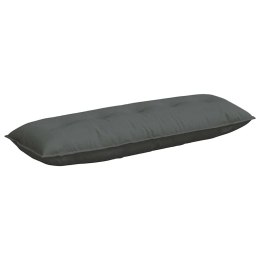 VidaXL Poduszka na plecy Ciemnoszary 140 x 19 x 50 cm tkanina