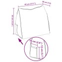 VidaXL Poduszka na plecy Ciemnoszary 45 x 20 x 35 cm
