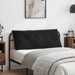VidaXL Poduszka na plecy Czarny 120 x 50 cm Tkanina sztruksowa