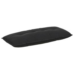 VidaXL Poduszka na plecy Czarny 120 x 50 cm Tkanina sztruksowa