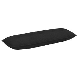 VidaXL Poduszka na plecy Czarny 140 x 19 x 50 cm tkanina