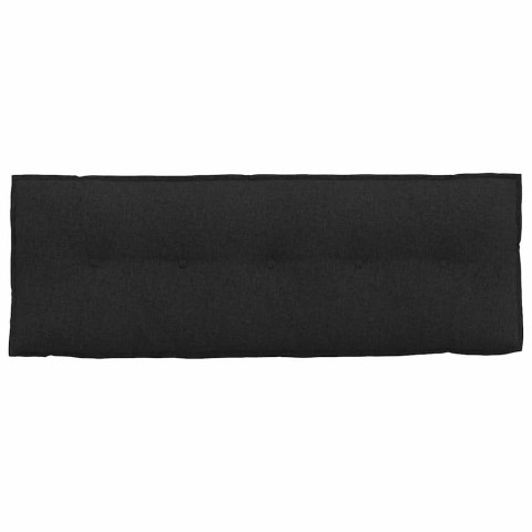 VidaXL Poduszka na plecy Czarny 140 x 19 x 50 cm tkanina