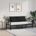 VidaXL Poduszka na plecy Czarny 140 x 50 cm Tkanina sztruksowa