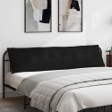 VidaXL Poduszka na plecy Czarny 200 x 19 x 50 cm tkanina