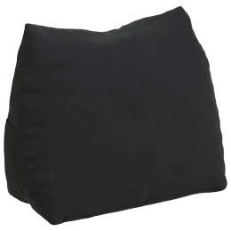 VidaXL Poduszka na plecy Czarny 60 x 20 x 50 cm Tkanina sztruksowa