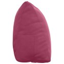 VidaXL Poduszka na plecy Czerwone wino 45 x 20 x 35 cm