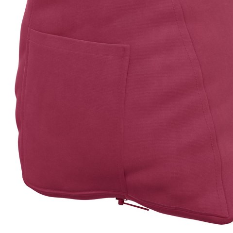 VidaXL Poduszka na plecy Czerwone wino 45 x 20 x 35 cm